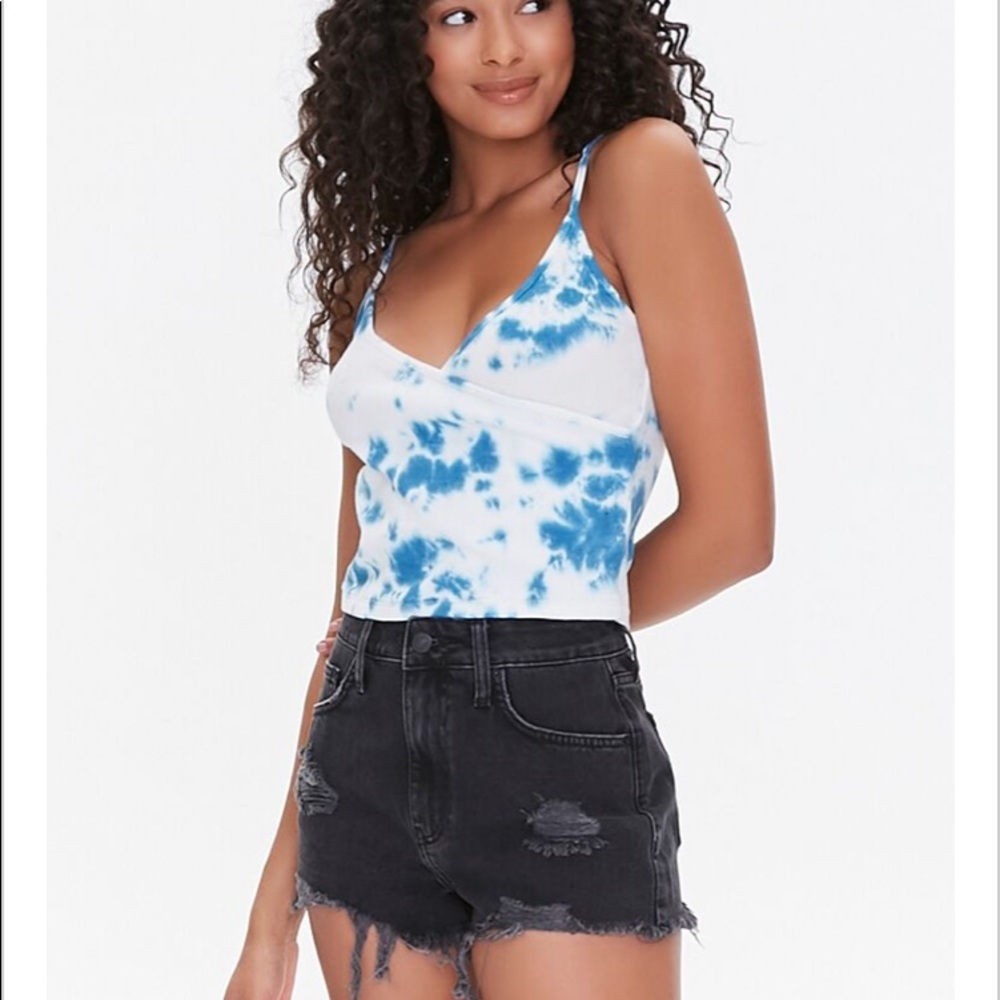 Forever 21 Denim Retro High Rise Cut Off Shorts
